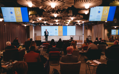 guest speaker at event on stage