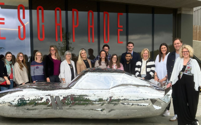 Noble team at event venue