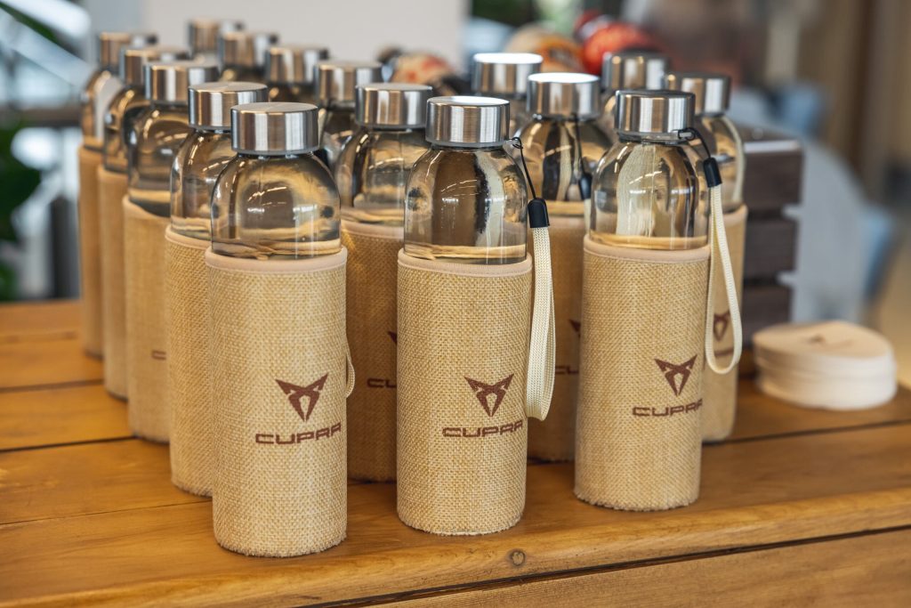 SEAT Cupra water bottles