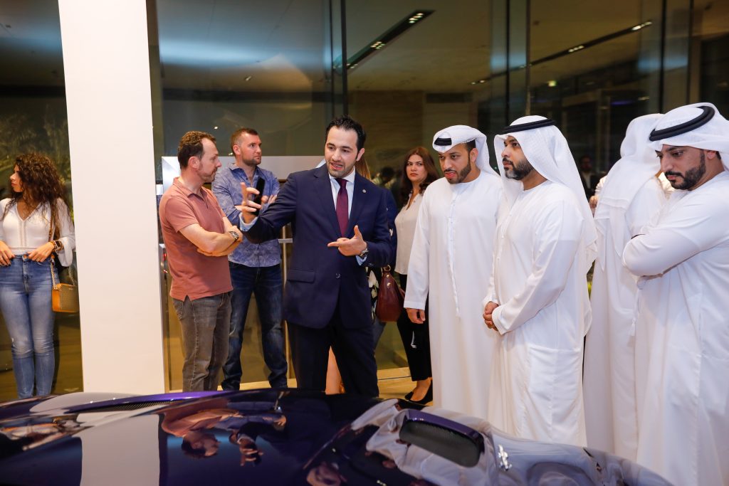 guests at Noble dubai event for lotus
