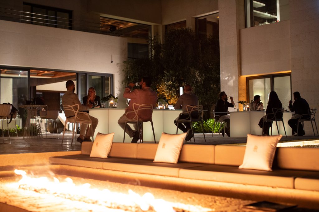 Rolls-Royce event at night