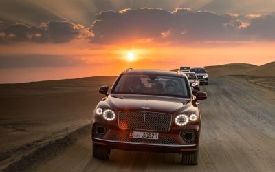 Bentley Motors Driving in the desert