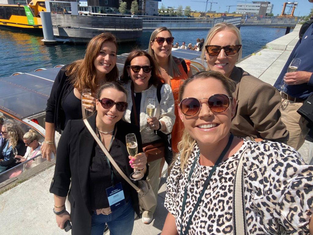 Diana and team on the Fam Trip to Copenhagen
