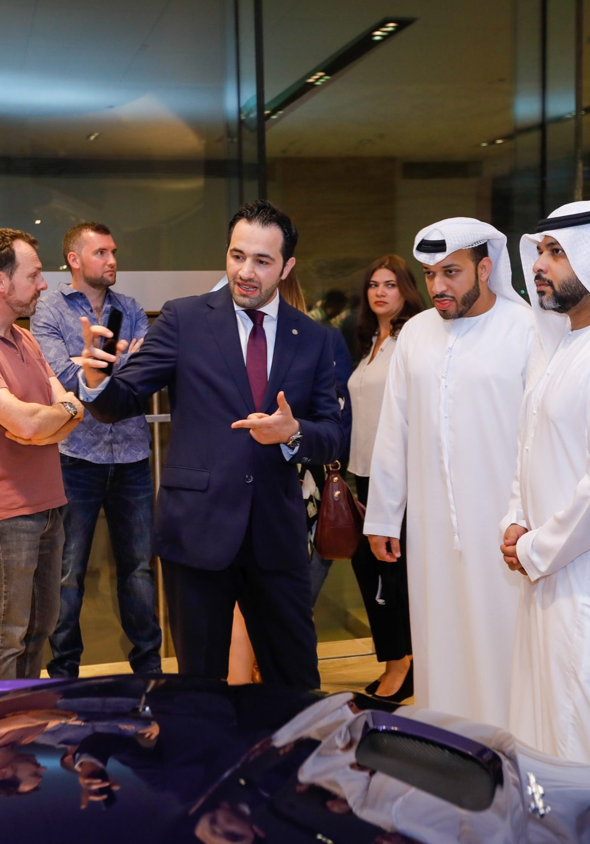 lotus guests at Noble dubai event for lotus