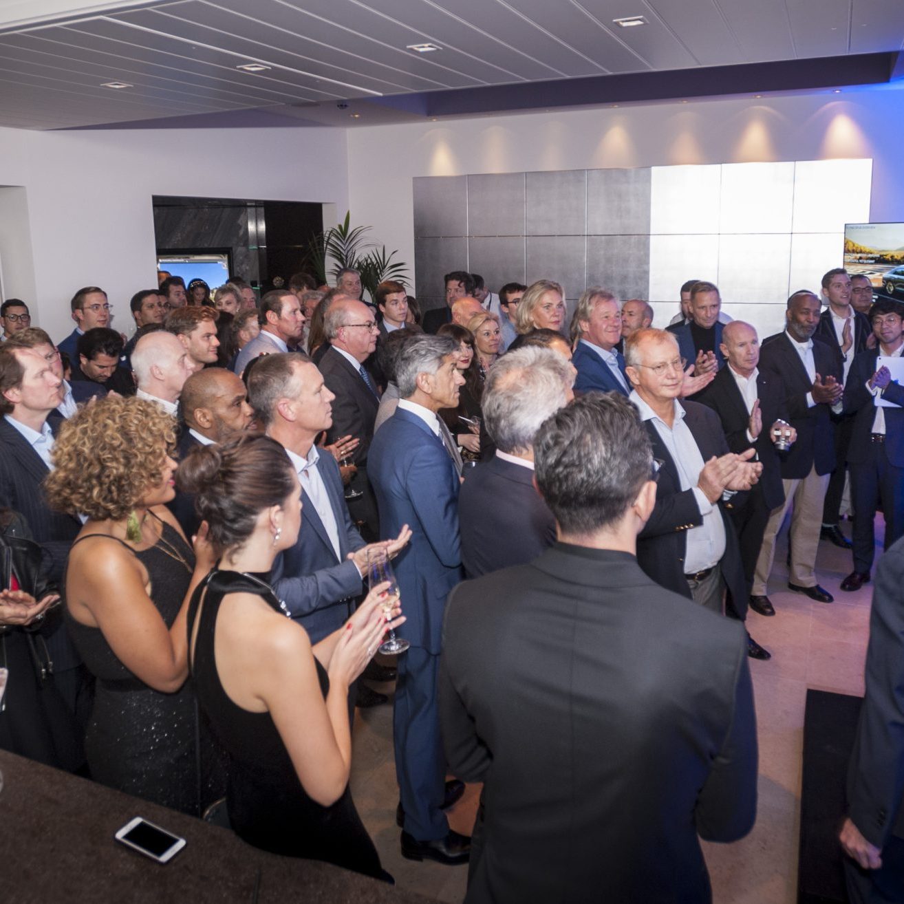 Noble luxury event audience at luxury event