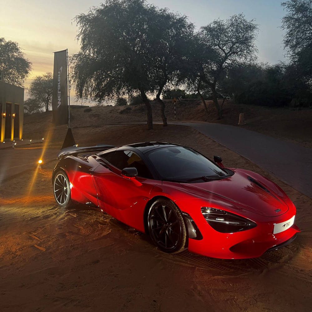 Mclaren Mclaren car in desert
